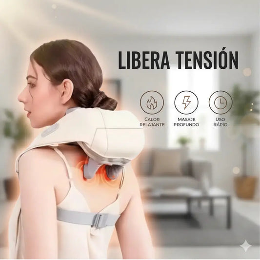 Masajeador Premium de Cuello | Alivio Profundo 6D