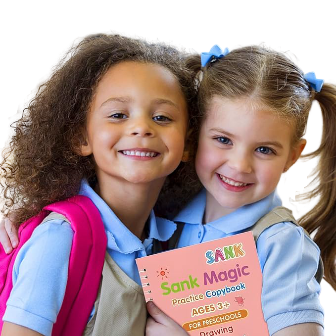 📚 Kit 4 Cuadernos Reutilizables + Bolígrafo ✍🏼 + 5 Recambios + Agarre Ergonómico 🎯