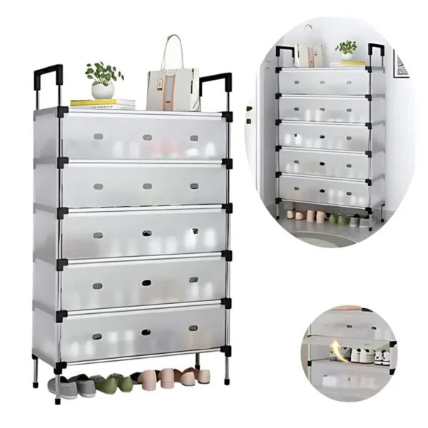 Zapatero Organizador con Tapa 6N